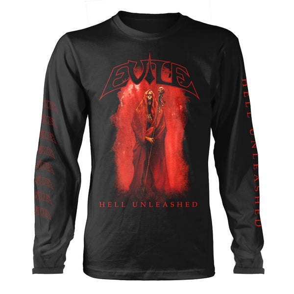 HELL UNLEASHED (BLACK) by EVILE Long Sleeve Shirt