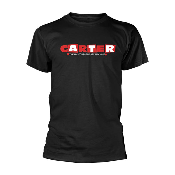 CARTER USM LOGO (BLACK) by CARTER THE UNSTOPPABLE SEX MACHINE T-Shirt