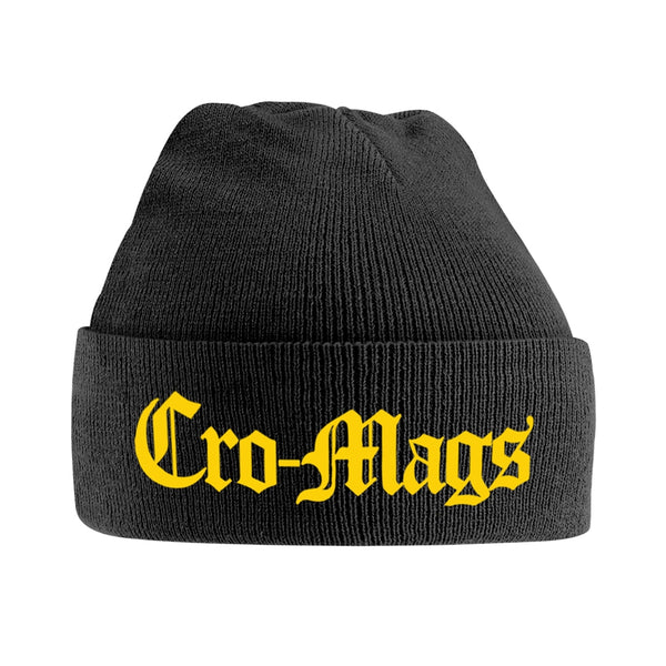 YELLOW LOGO by CRO-MAGS Knitted Ski Hat  PHHAT268