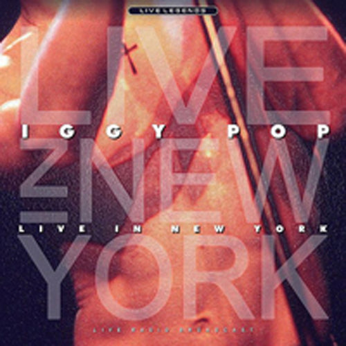LIVE IN NEW YORK by IGGY POP ltd transparent violet Vinyl LP PHR1004