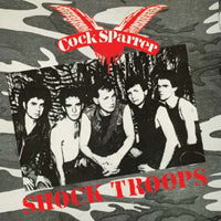 SHOCK TROOPS by COCK SPARRER Vinyl LP  PIR027 Gold/SwampGreen/Red-White Splatter