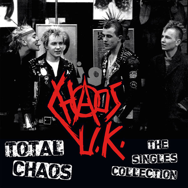 TOTAL CHAOS - THE SINGLES COLLECTION by CHAOS UK Vinyl LP  PLATE045LP
