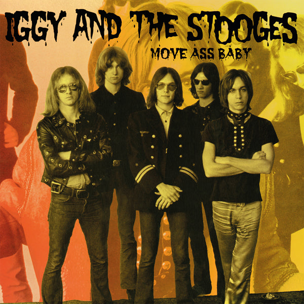 MOVE ASS BABY (CLEAR VINYL) by IGGY AND THE STOOGES Vinyl Double Album  PLATE050LP
