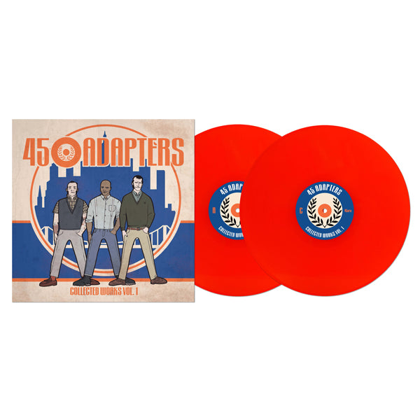 COLLECTED WORKS (NEON ORANGE VINYL) by 45 ADAPTERS Vinyl 10" Double  PPR057RP1