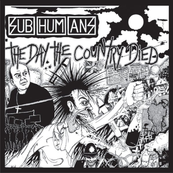 SUBHUMANS THE DAY THE COUNTRY DIED (RED VINYL) VINYL LP