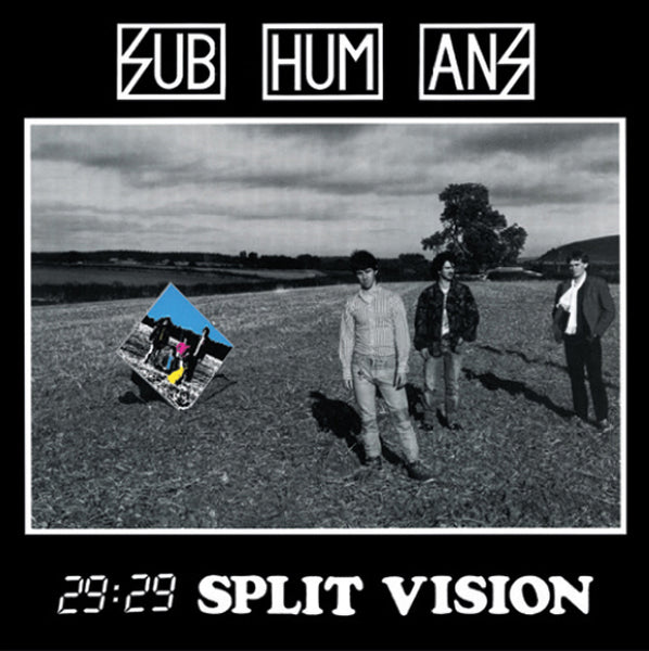SUBHUMANS 29:29 SPLIT VISION (RED VINYL) VINYL LP