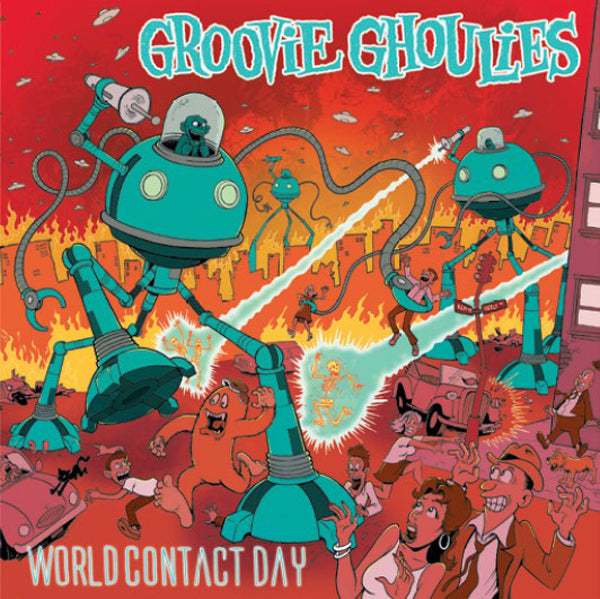 GROOVIE GHOULIES WORLD CONTACT DAY (COLOURED VINYL) VINYL LP  Item no. :PPR349