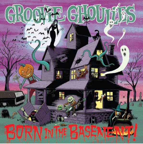 GROOVIE GHOULIES BORN IN THE BASEMENT (NEON VIOLET/WHITE GALAXY VINYL) VINYL LP  Item no. :PPR352