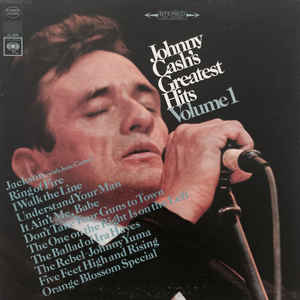 Johnny Cash ‎– Greatest Hits Volume 1 vinyl lp