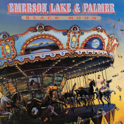 Emerson, Lake & Palmer ‎– Black Moon Vinyl LP  Reissue Remastered