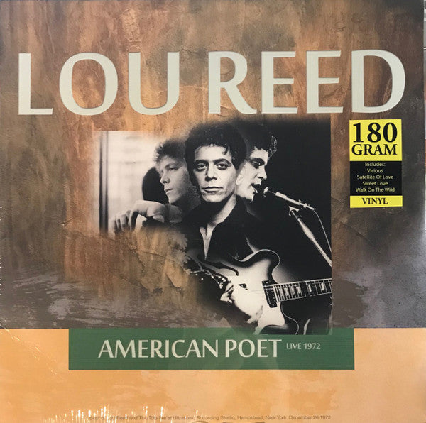 Lou Reed And The Tots  ‎– American Poet (Live 1972) Label: Cult Legends ‎– CL74337 Format: Vinyl, LP