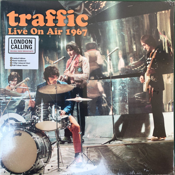 LIVE ON AIR 1967 (FLOURESCENT ORANGE VINYL 180g IN HAND NUMBERED SLEEVE WITH INSERT…LIMITED TO 1000 COPIES)  by TRAFFIC  Vinyl LP  LCLPC5002