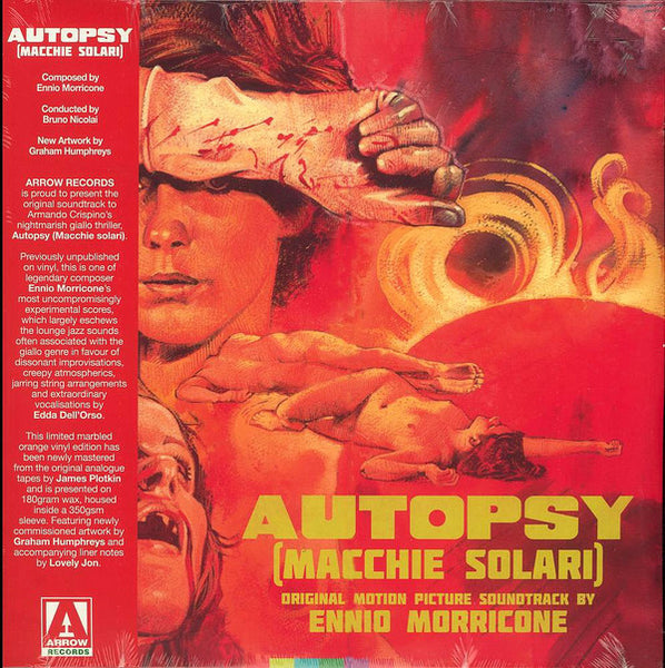 Ennio Morricone ‎– Autopsy (Macchie Solari) ost orange marble vinyl lp
