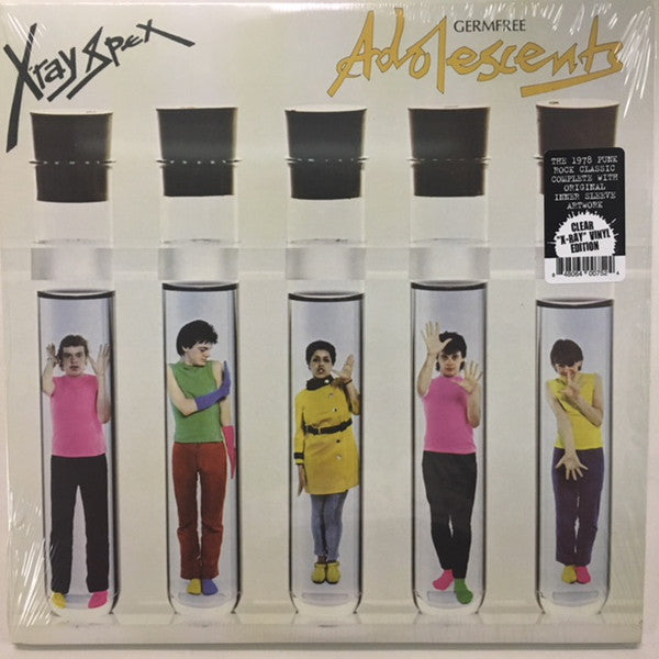 X-Ray Spex ‎– Germfree Adolescents clear vinyl lp  Real Gone Music ‎– RGM-0460