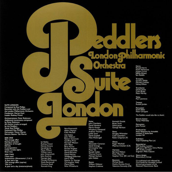 The Peddlers And The London Philharmonic Orchestra ‎– Suite London Label: Glam-O-Rama  ‎ GOR32102 Format: 2 × Vinyl LP