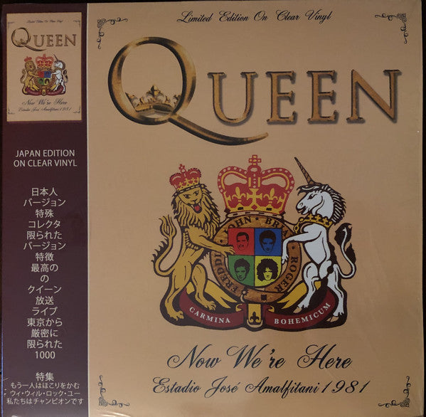 Queen ‎– Now We‘re Here (Estadio José Amalfitani 1981) ltd clear vinyl lp