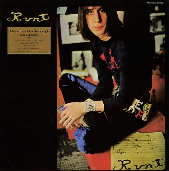 RUNT (COLOURED) by TODD RUNDGREN Vinyl LP MOVLP2501C – punk to funk heaven