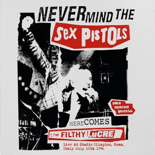 Sex Pistols ‎– Live At Stadio Olimpico, Roma, Italy July 10th 1996 LTD RED vinyl lp