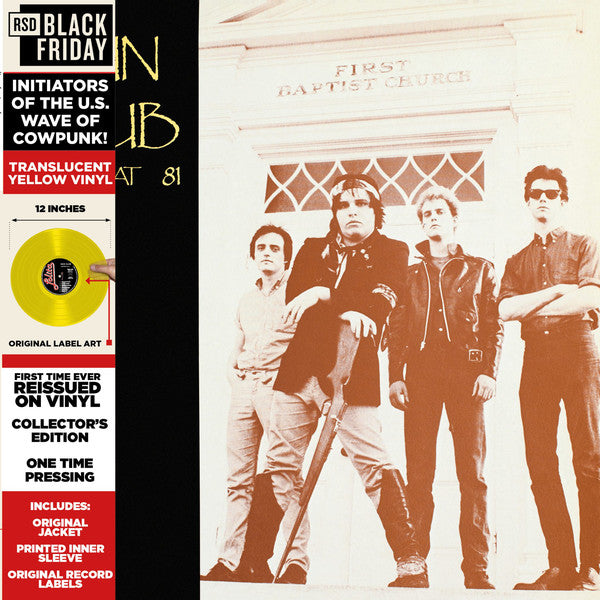 SEX BEAT 81 (YELLOW VINYL) by GUN CLUB, THE Vinyl LP