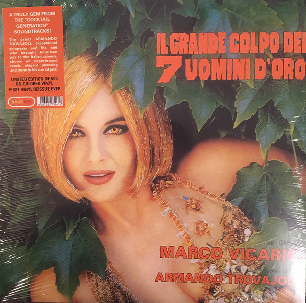 ARMANDO TROVAJOLI ‎– Il Grande Colpo Dei 7 Uomini D’oro colour vinyl lp RED261