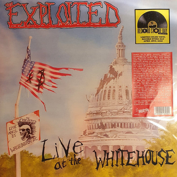 The Exploited ‎– Live At The Whitehouse Green Vinyl ltd Gatefold Sleeve