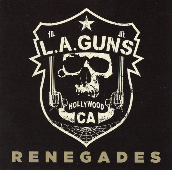 RENEGADES (LIMITED EDITION BLACK VINYL) by LA GUNS Vinyl LP  GOLDRRLP103