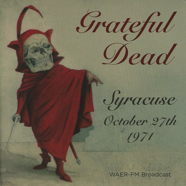 SYRACUSE, OCTOBER 27TH 1971, WAER-FM BROADCAST by GRATEFUL DEAD Compact Disc Double  CSMG002CD