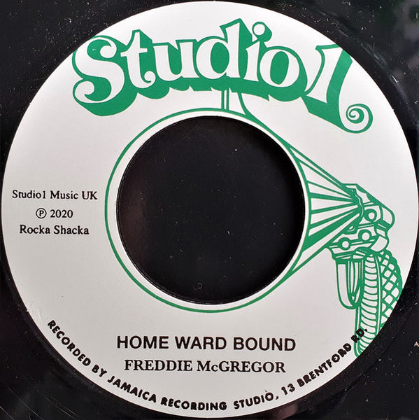 Freddie McGregor / Freddie & Brentford Rockers ‎– Home Ward Bound / Home Ward Bound Dub 7" vinyl 45 reissue