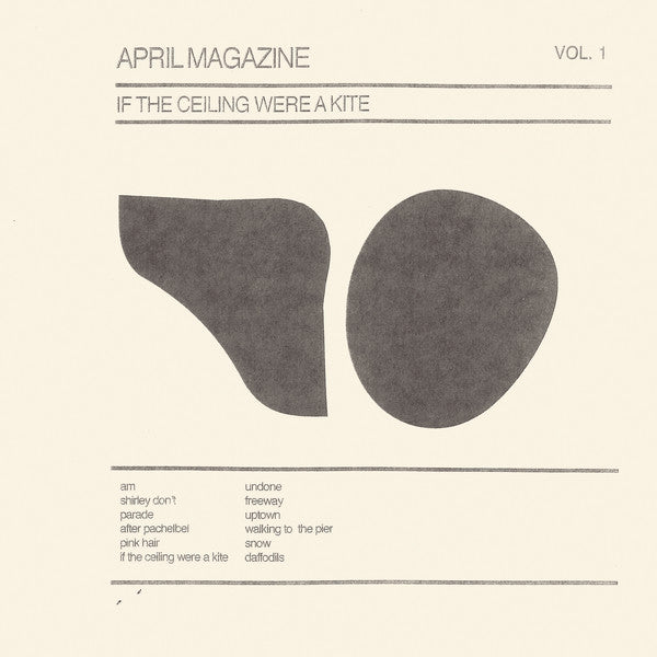 April Magazine ‎– If The Ceiling Were A Kite  Tough Love Records ‎ TLV141  Vinyl LP Compilation Limited Edition Cream