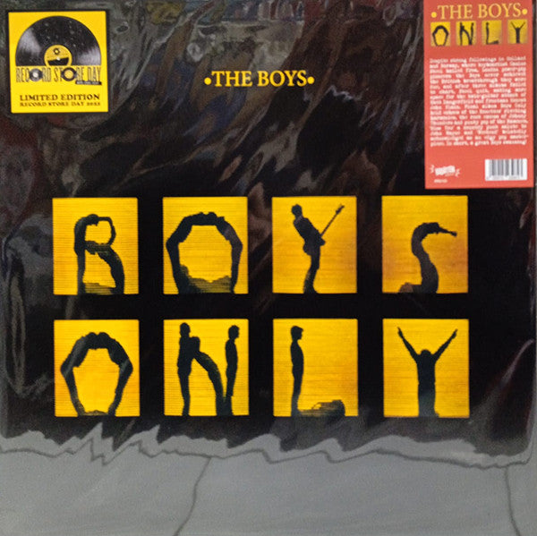 The Boys  ‎– Boys Only  Radiation Records  ‎– RRS155  Vinyl LP Album Reissue Orange