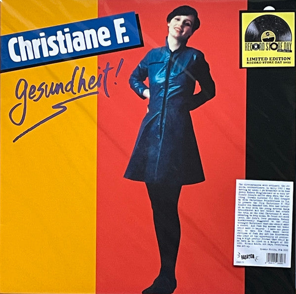 Christiane F. ‎– Gesundheit! Radiation Reissues ‎– RRS172 Vinyl lp  Red Splattered