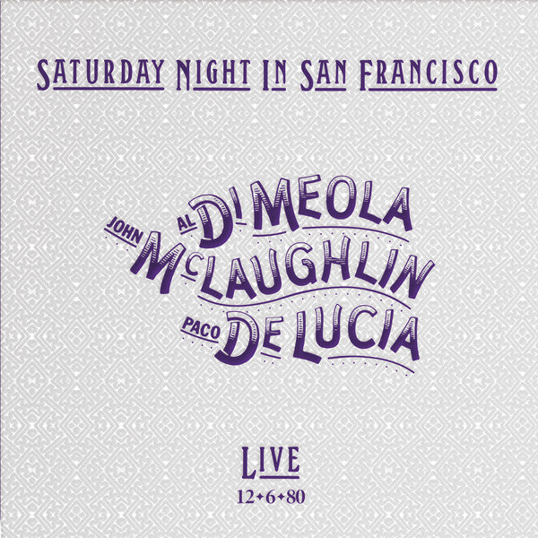 Al Di Meola, John McLaughlin, Paco De Lucía ‎– Saturday Night In San Francisco vinyl lp impex imp6045