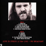 No Sleep In Switzerland (Live In Zurich 12 Nov 1982 - Fm Broadcast Artist MOTORHEAD Format:LP Label:IRON FIST Catalogue No:LMM001
