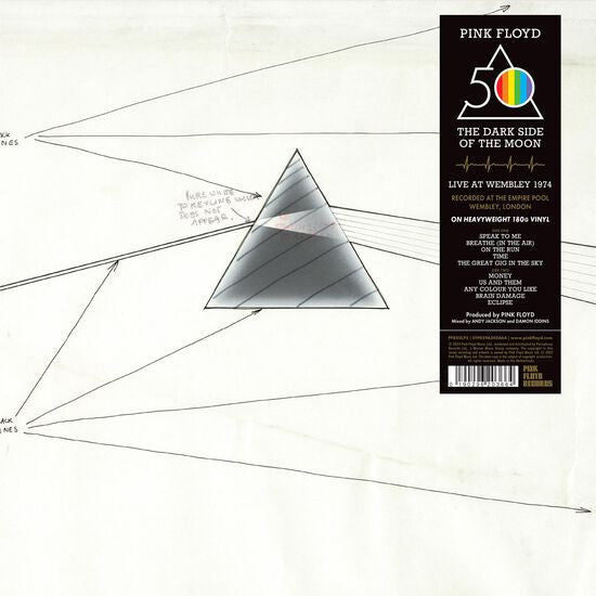Pink Floyd – The Dark Side Of The Moon (Live At Wembley 1974)  Vinyl, LP,
