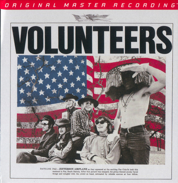 Jefferson Airplane ‎– Volunteers  Mobile Fidelity Sound Lab ‎ UDSACD 2176