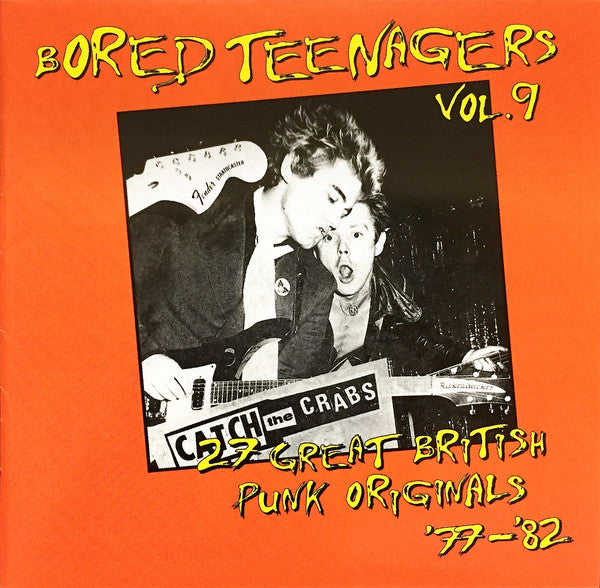 Various – Bored Teenagers Vol.9: 27 Great British Punk Originals '77-'82   cd