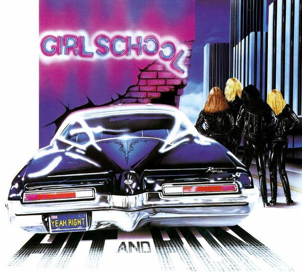 HIT AND RUN  by GIRLSCHOOL  Vinyl LP  RCV191LP