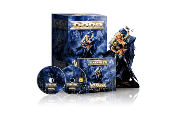 WARLOCK - TRIUMPH AND AGONY LIVE (CD/BLURAY/20CM FIGURE) by DORO Compact Disc Box Set  RDP0024W