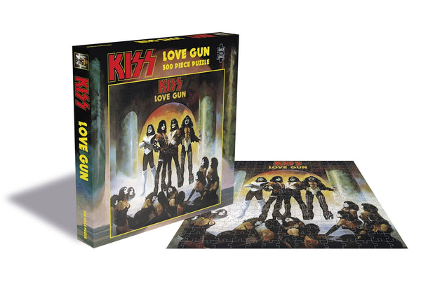 LOVE GUN (500 PIECE JIGSAW PUZZLE) by KISS Puzzle RSAW069PZ   pre order