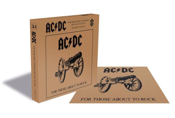 FOR THOSE ABOUT TO ROCK (500 PIECE JIGSAW PUZZLE)  by AC/DC   pre order
