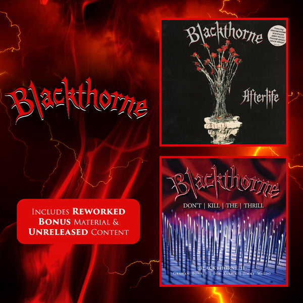 AFTERLIFE/DON’T KILL THE THRILL by BLACKTHORNE Compact Disc Double  SFMTFCD555