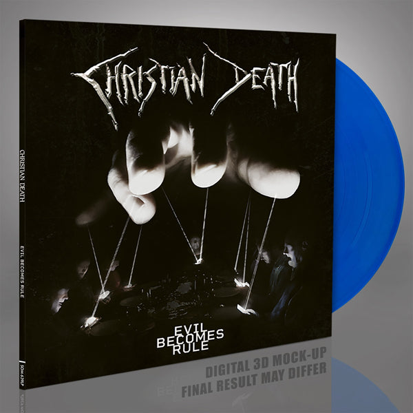 EVIL BECOMES RULE (BLUE VINYL) by CHRISTIAN DEATH Vinyl LP  SOM639LPCB