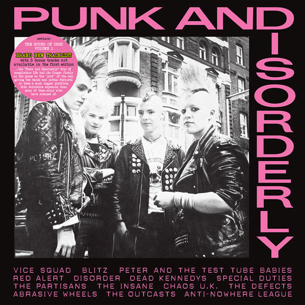 VARIOUS ARTISTS  PUNK AND DISORDERLY VOLUME 1 VINYL LP SPITTLE127LP