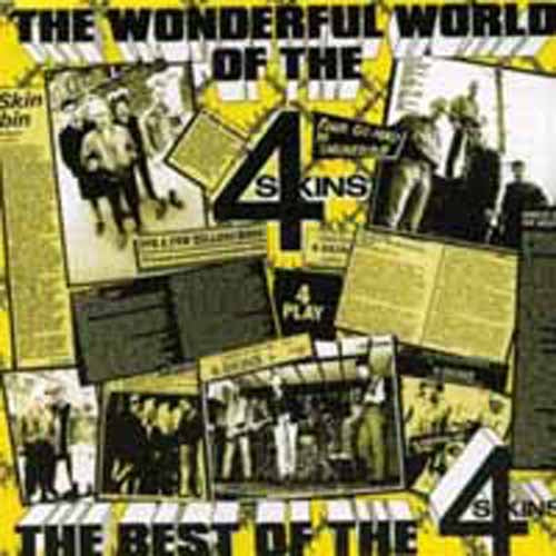 WONDERFUL WORLD - THE BEST OF THE 4 SKINS by 4 SKINS Vinyl LP STEPLP27