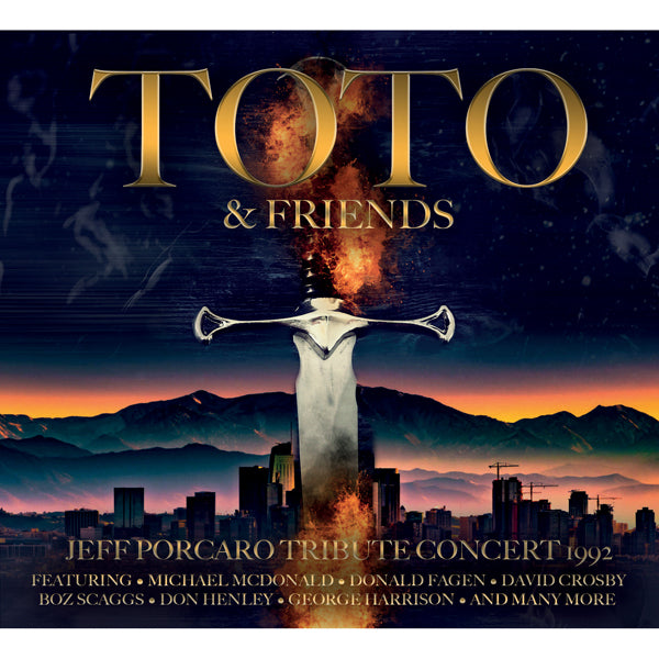 TOTO & FRIENDS JEFF PORCARO TRIBUTE CONCERT 1992 COMPACT DISC - 3 CD BOX SET
