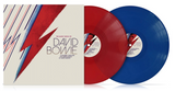 THE MANY FACES OF DAVID BOWIE 2 x vinyl lp ltd edition / 3000 red & blue colour