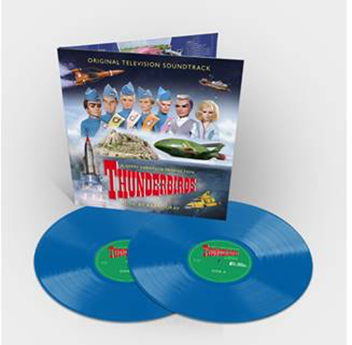 ORIGINAL TV SOUNDTRACK THUNDERBIRDS Barry Gray ltd / 750 sky blue 2 x VINYL LP