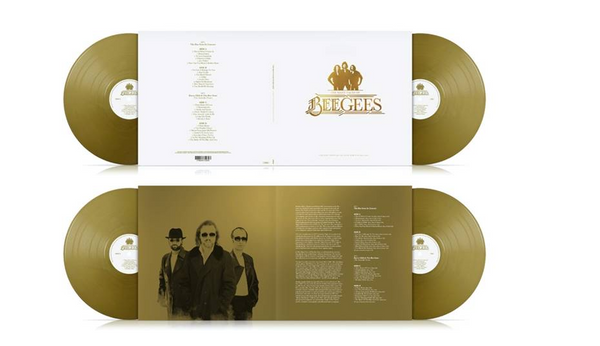 BEE GEES THE MANY FACES OF 2 x Gold Opaque vinyl lp ltd