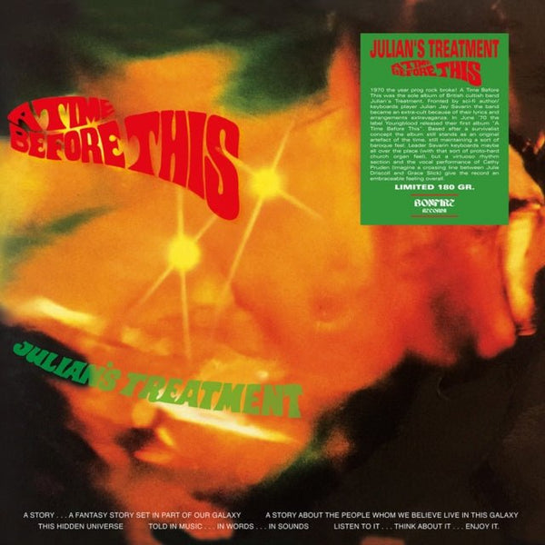 A Time Before This Artist Julian's Treatment Format:Vinyl / 12" Album Label:Bonfire Records Catalogue No:BONF015 - punk to funk heaven