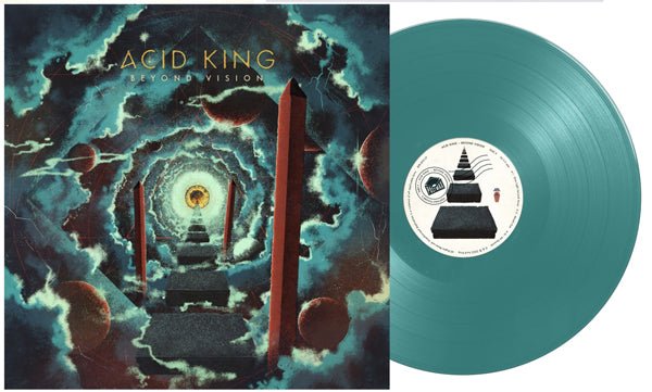 ACID KING BEYOND VISION (TRANSLUCENT TEAL VINYL) VINYL LP - punk to funk heaven